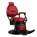 Madrid Red On Black Barber Chair VC-31938-MBR