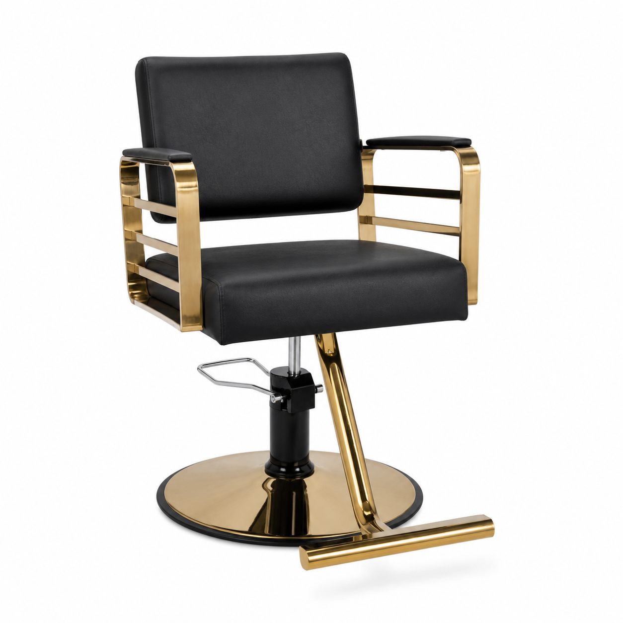 Paris Black on Gold Styling Chair VC-2190